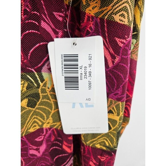 New Lularoe Disney Irma Tunic Top Womens XL Maleficent Villain TShirt - Picture 3 of 5